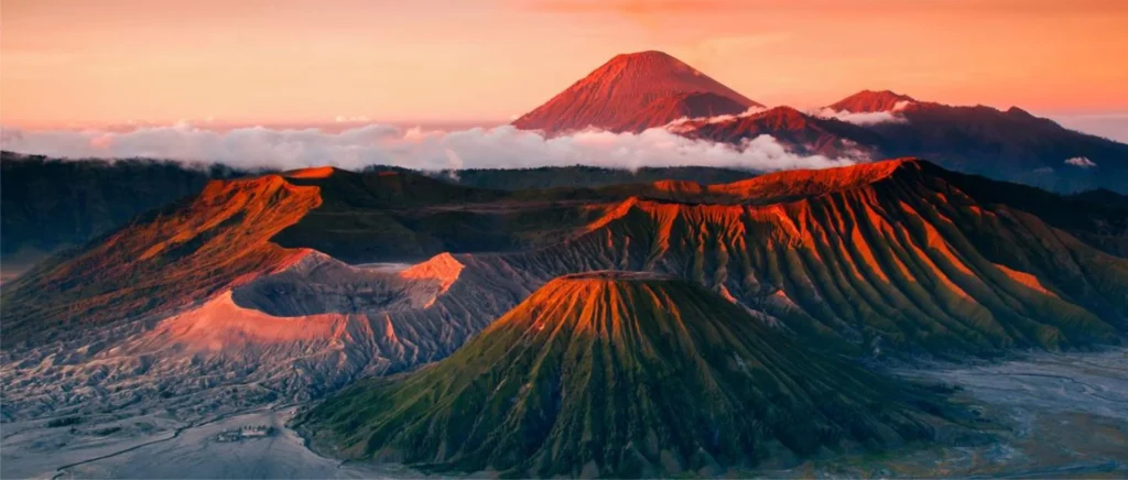 Voyage a Le Mont Bromo est l'un des volcans